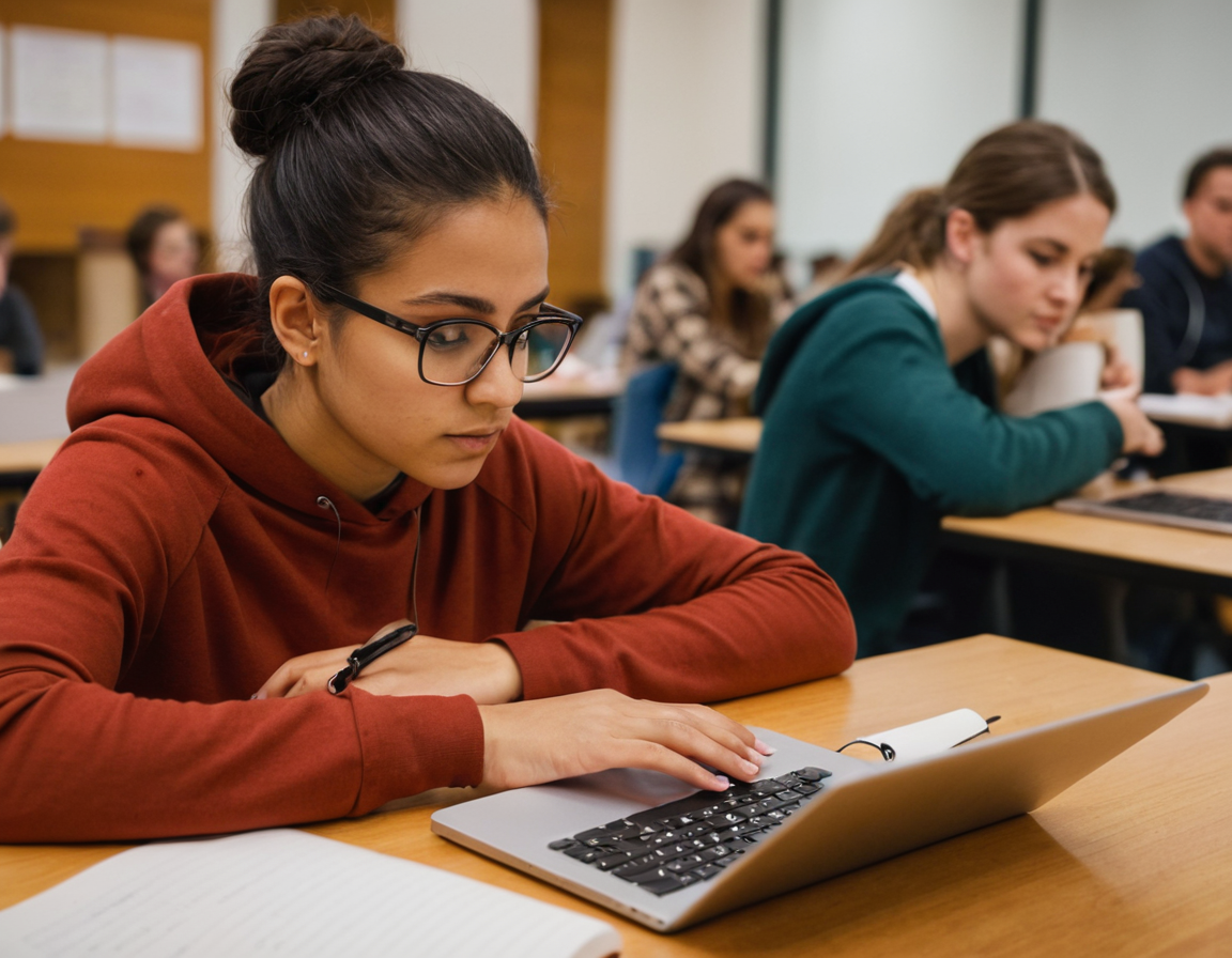Close-up of ResearchWize tools in action during a student's week