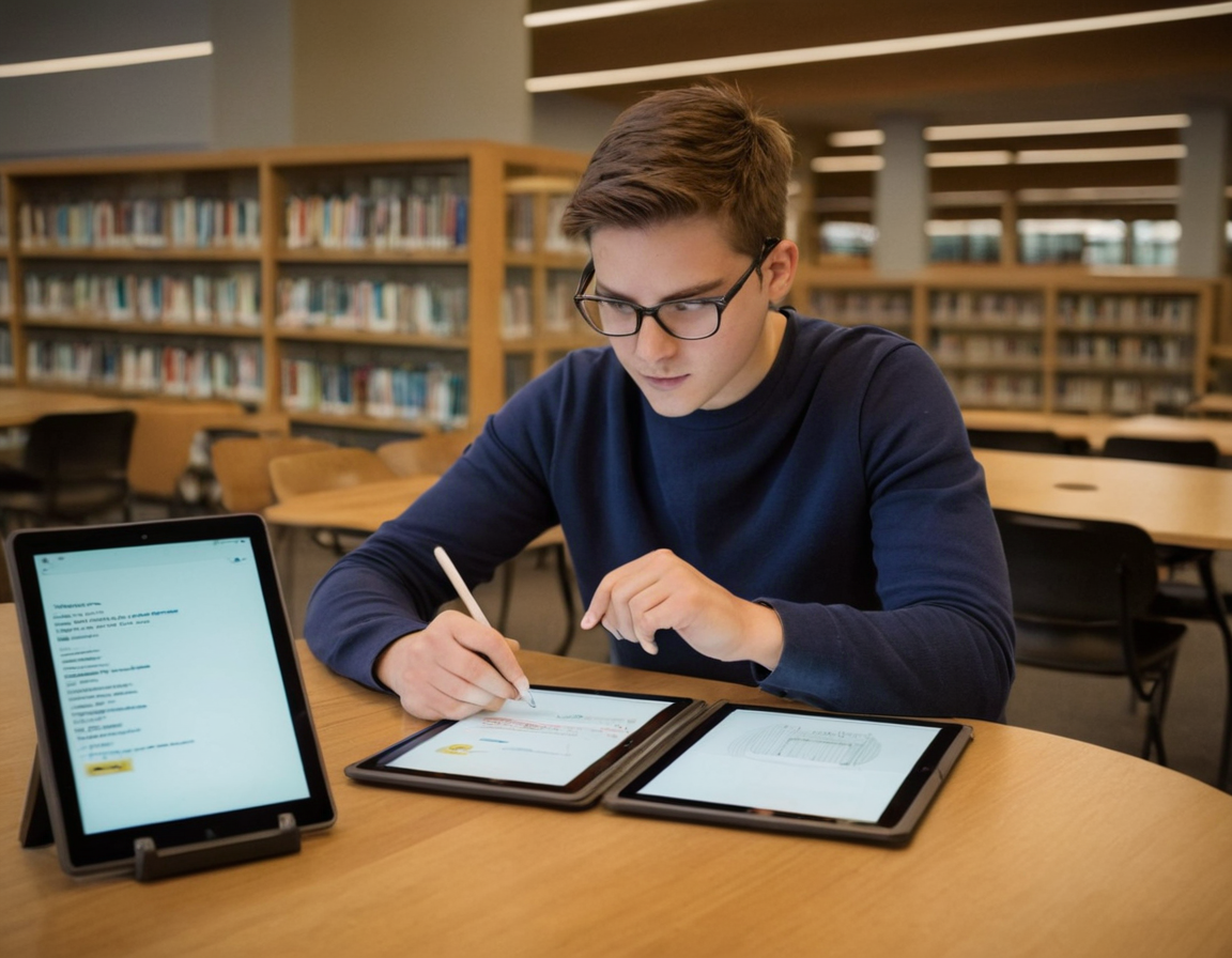 Engineering students employing AI tools for flashcards and formulas with ResearchWize