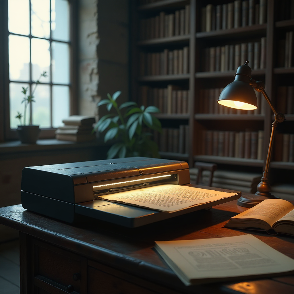 Demonstration of OCR Technology Reviving Old Scanned Documents using AI tools
