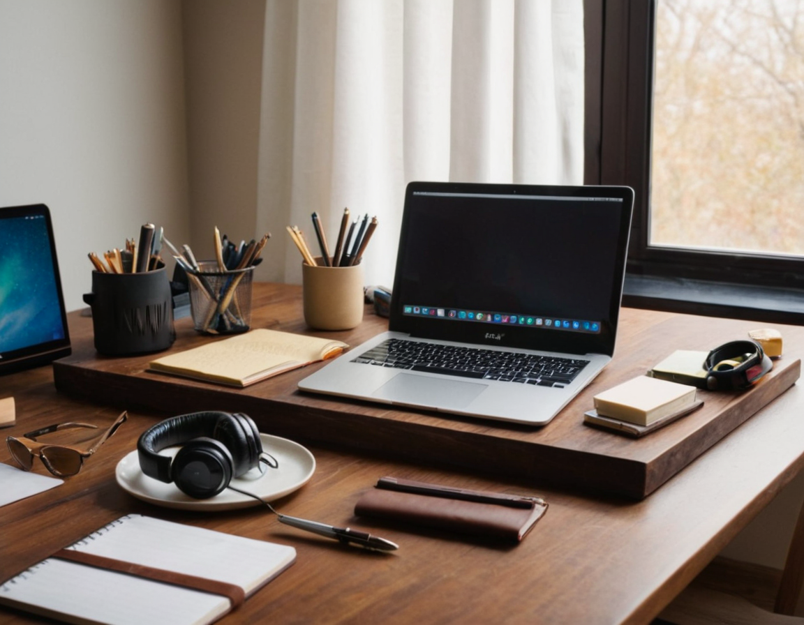 Detailed view of smart study tools in action