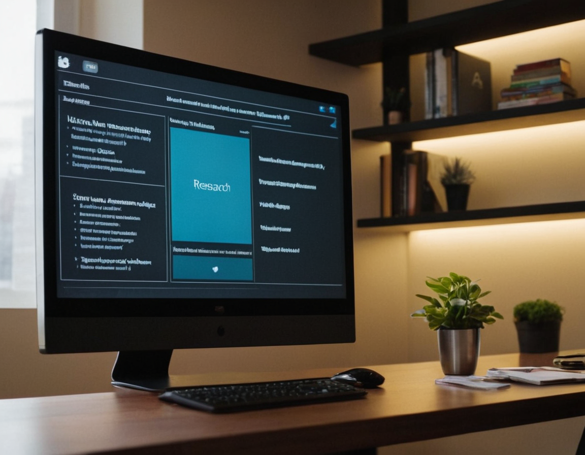 Detailed view of advanced features in ResearchWize
