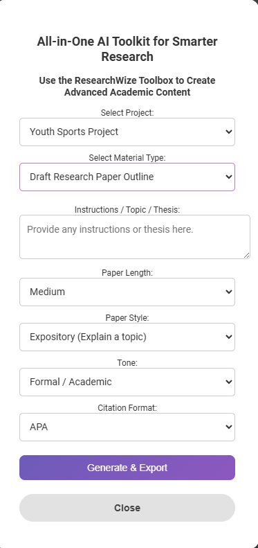 AI outlining an essay with Chrome Extension demo