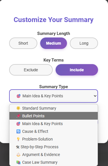 AI summarizing PDF in Chrome Extension example