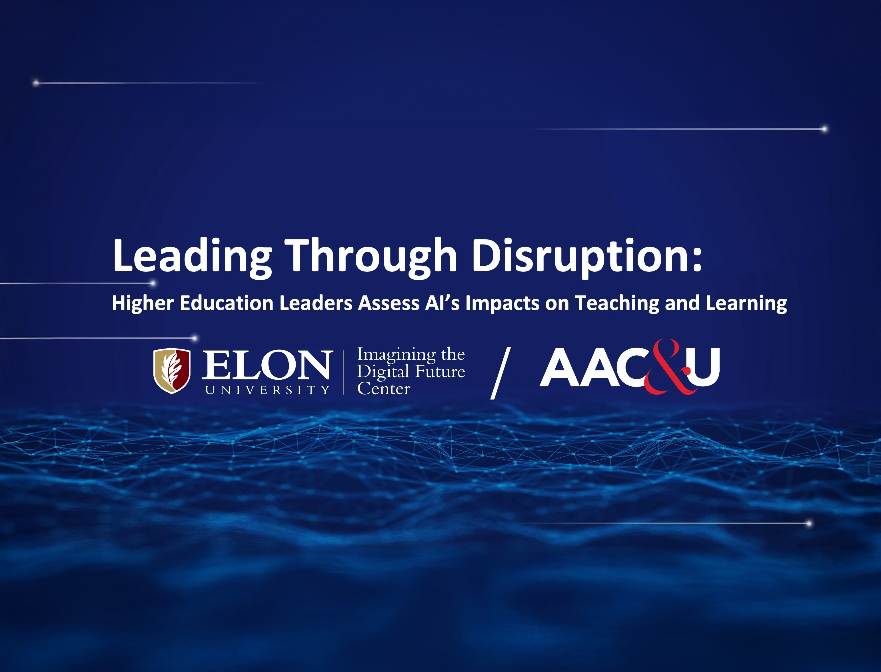 Elon/AAC&U survey focuses on AI’s impact on teaching and learning