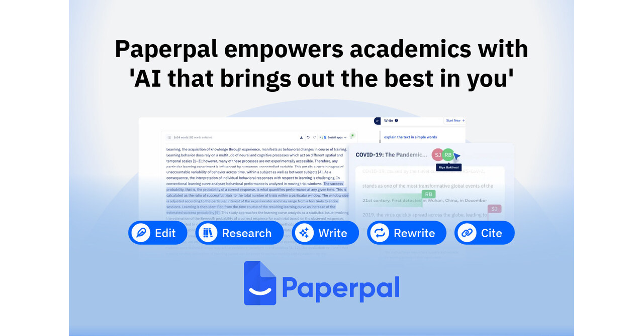 Paperpal Leads the Way for Academic AI; Unveils End-to-End AI-Powered Research and Writing Solutions