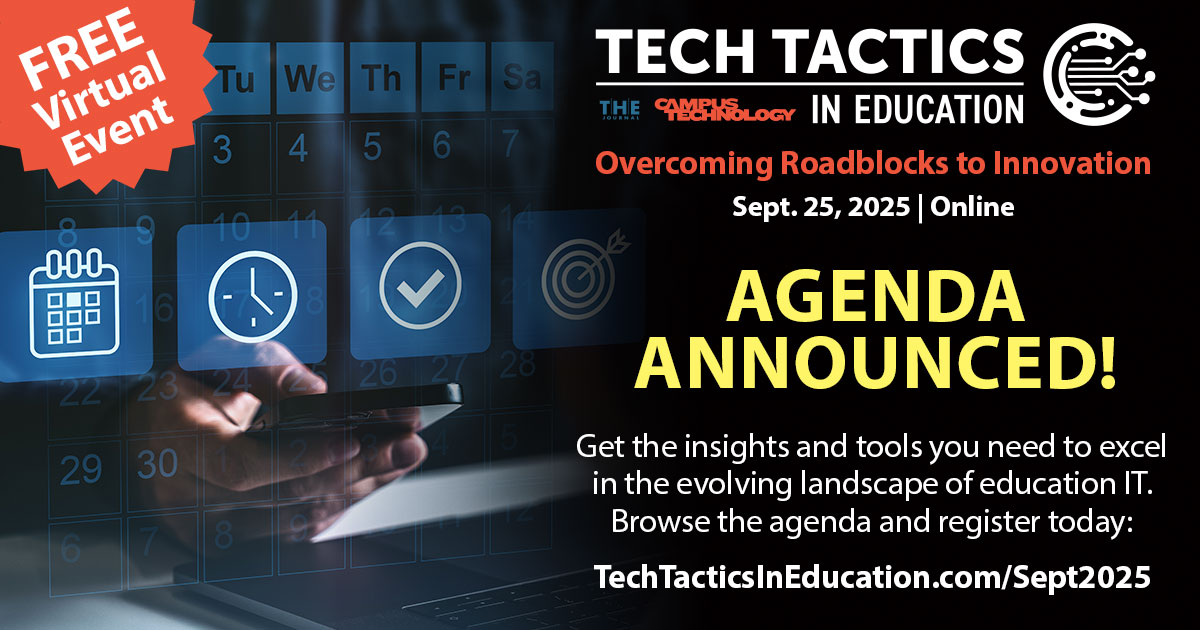 September 2025 Tech Tactics in Education Conference Agenda Announced
